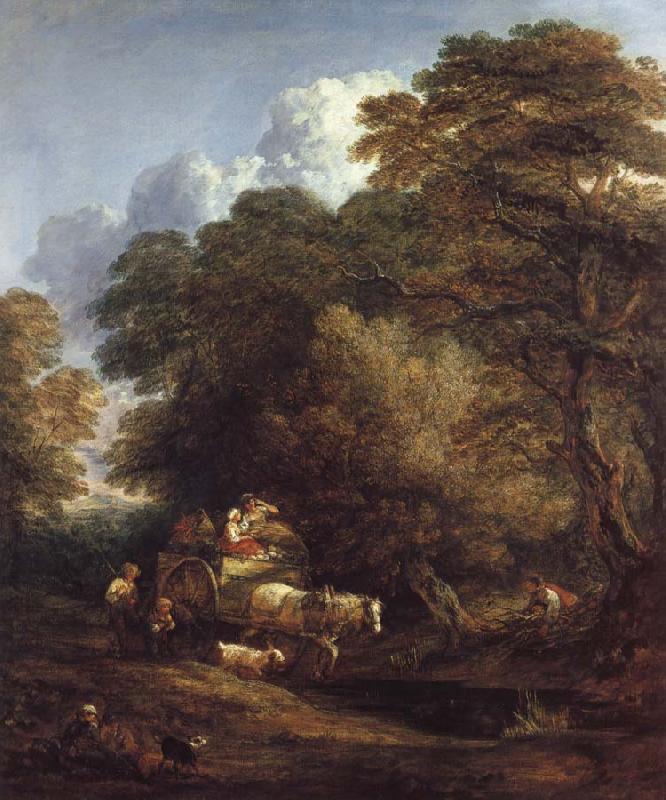 Thomas Gainsborough The Maket Cart oil painting picture